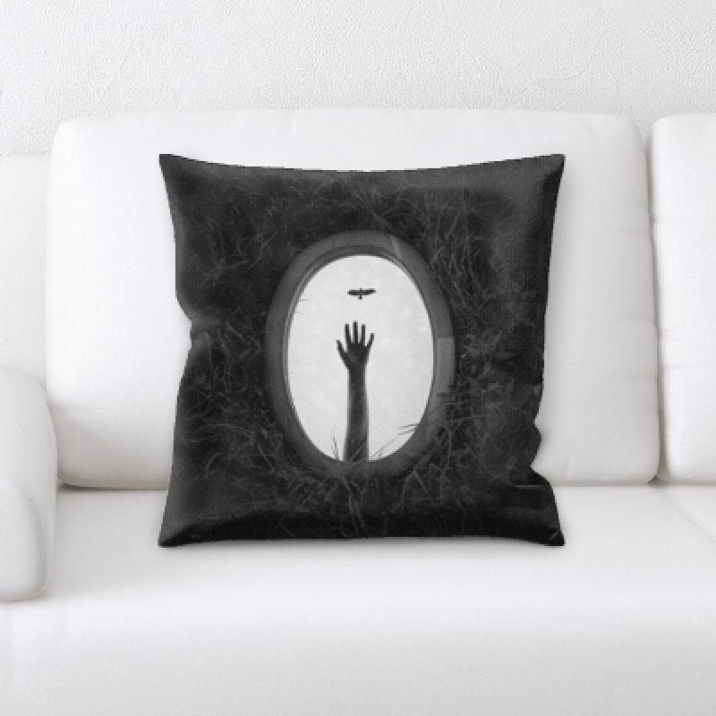 Microsuede Throw Pillow