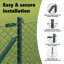 Vidaxl Chain Link Fence With Posts Steel-116797829-116797830