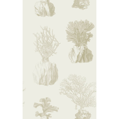 Rouleau de papier peint L 33 pi x l 20,5 po Corail Yuki Osada