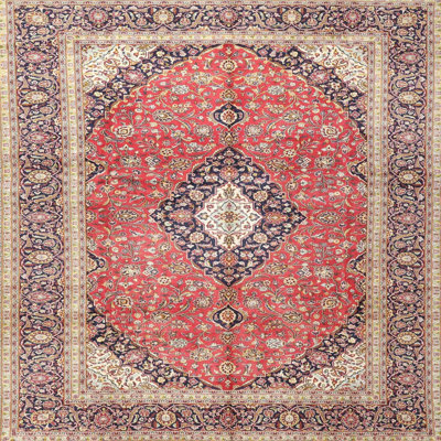 Tapis traditionnel brun / rouge / gris Cyress