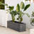 Barros Solid Cedar Rectangular Planter Box with Drainage Holes-2088857656-2102626847