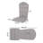 Laffey Acacia Foldable Outdoor Adirondack Set-1664524193