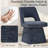 Upholstered Swivel Dining Chair-784071258