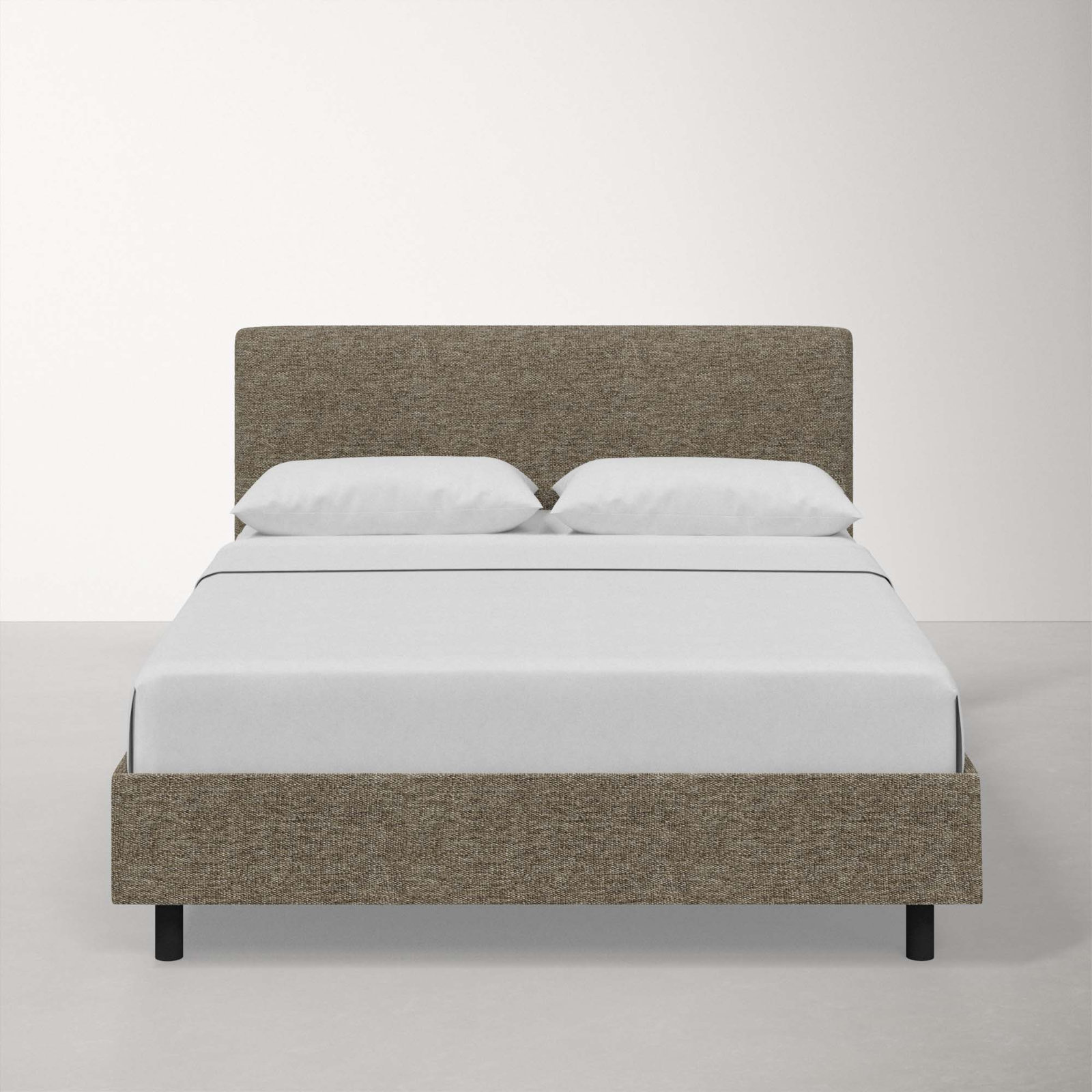 Adrien Upholstered Bed, Milsap Granite Sustain® Tweed, Full
