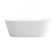 63" Solid Surface Soaking Bathtub