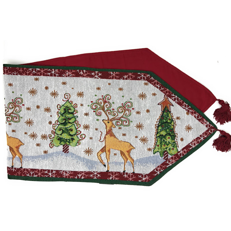 Chemin de table Orr Winter Forest, l 90 po x L 13 po