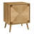 Siner Side Table with Adjustable Shelf And Walnut Laminate