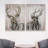 Deer Handcraft Iron Wall Décor
