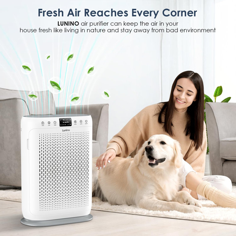 Air Purifiers For Home Large Room Up To 1740Sq.Ft, Air Filter With PM 2.5 Display Air Quality Sensors, Aromatherapy Function, Air Cleaner For Dust, Smoke, Dander, Pets Hair, Pollen