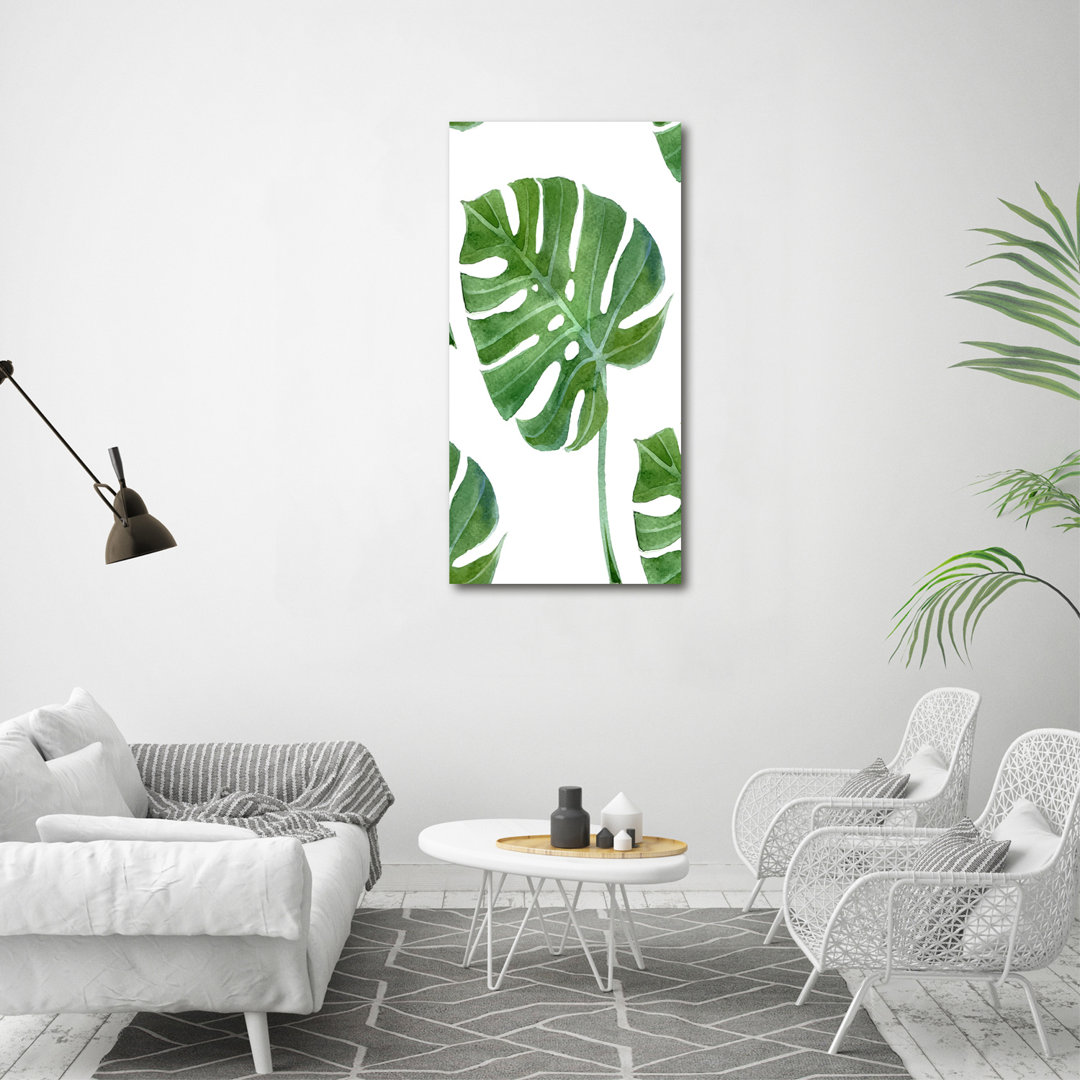 Monstera - Kunstdrucke auf Leinwand - Wrapped Canvas