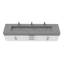 Meuble-lavabo mural double l 84 po x P 19 po x H 20 po Roghan-777314802-777314812-778997773