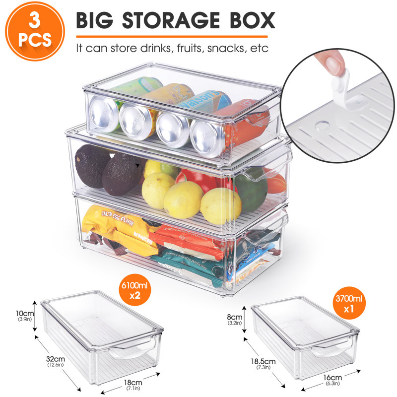 Baylaa Food Storage Container, Transparent