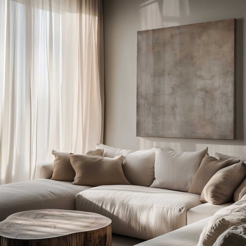Impression sur toile Rustic Reverie Layers, H 24 po x l 24 po x P 1,25 po, Toile tendue, 1