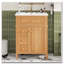 Meuble-lavabo en bois massif de 24 po avec tiroir rabattable et fermeture en douceur-1296427781-1296427780