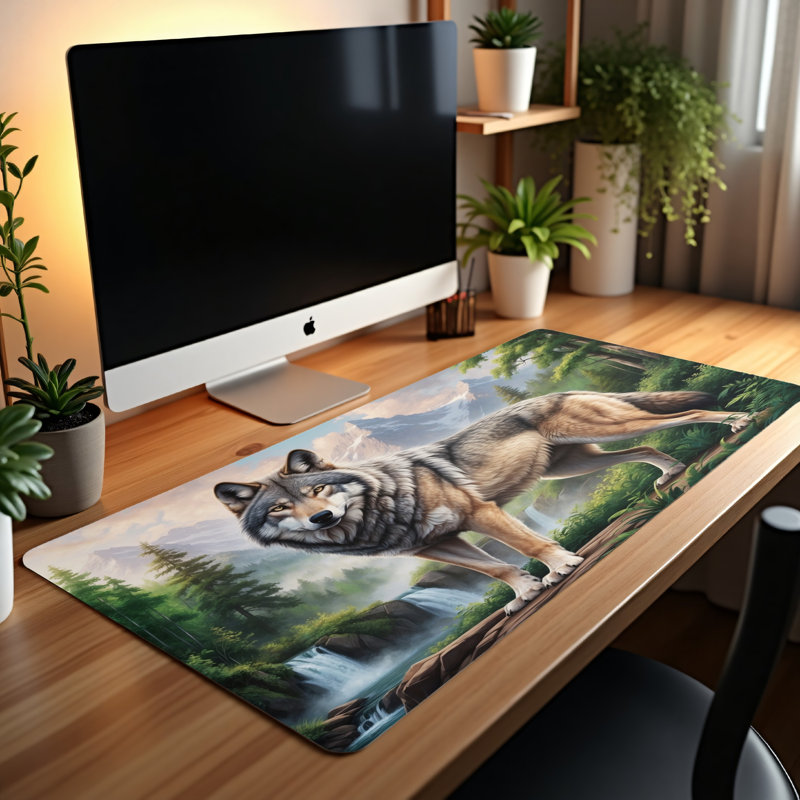 Polyester Desk Pad, 14.4x12.1