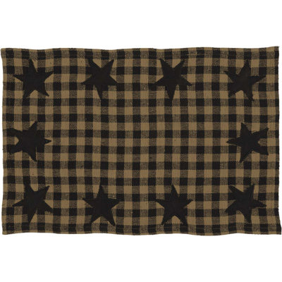 Deuxville 100% Cotton Checkered Rectangle Placemat