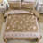 3-Piece Antique Rose Floral Quilt Set Lightweight Soft Microfiber Coverlet with Pillowcases for All Seasons-123121925-123121917