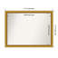 Townhouse Gold Non-Beveled Bathroom Wall Mirror-1016737305
