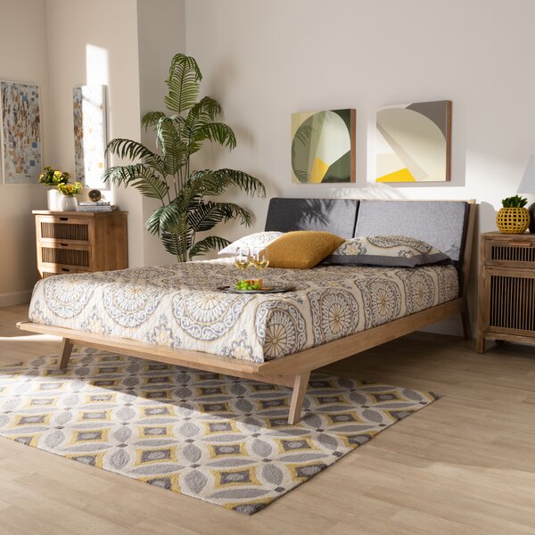 Latitude Run® Ravinder Upholstered Platform Bed & Reviews | Wayfair