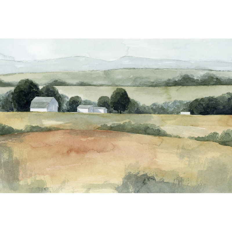 Family Farm I, 30cm H x 46cm W 