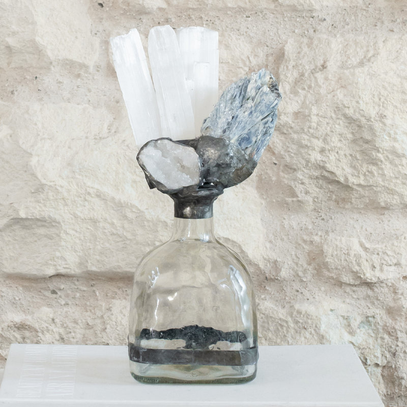 Selenite Handmade Decorative Bottles