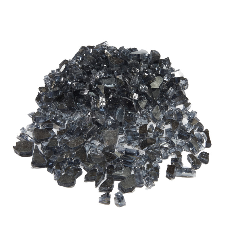 Reflective Fire Glass Filler, Gray