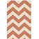 Arneshia Chevron Beige/Terracotta Indoor / Outdoor Area Indoor/Outdoor Area Rug