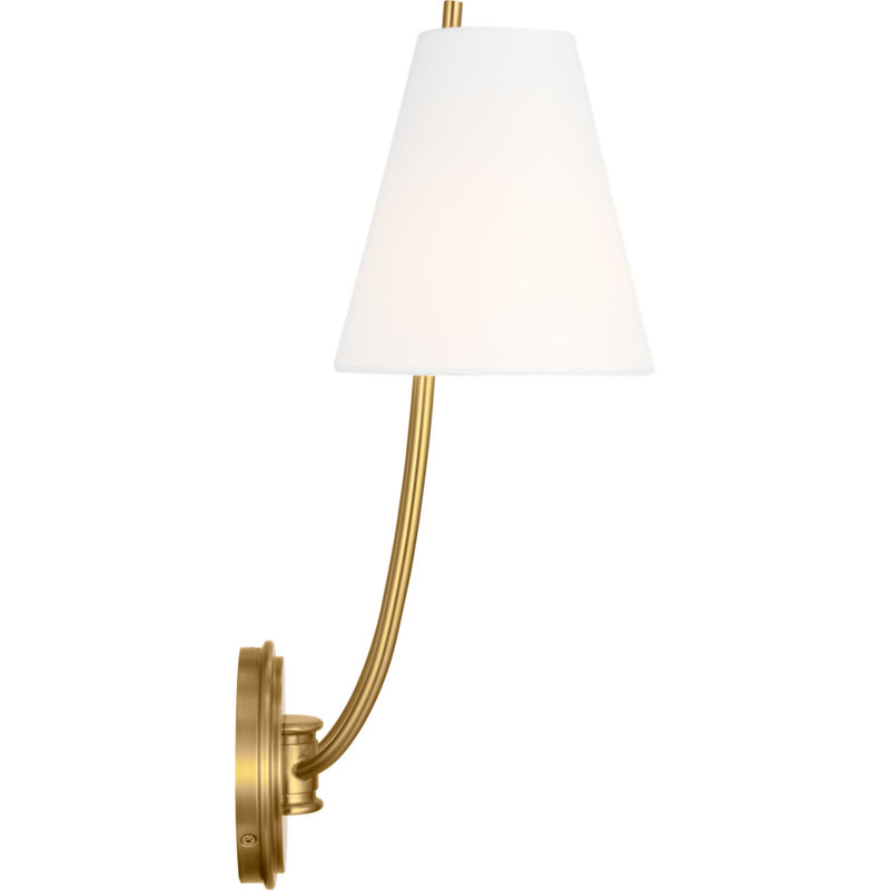 Marina 18 Double Sconce, Burnished Brass