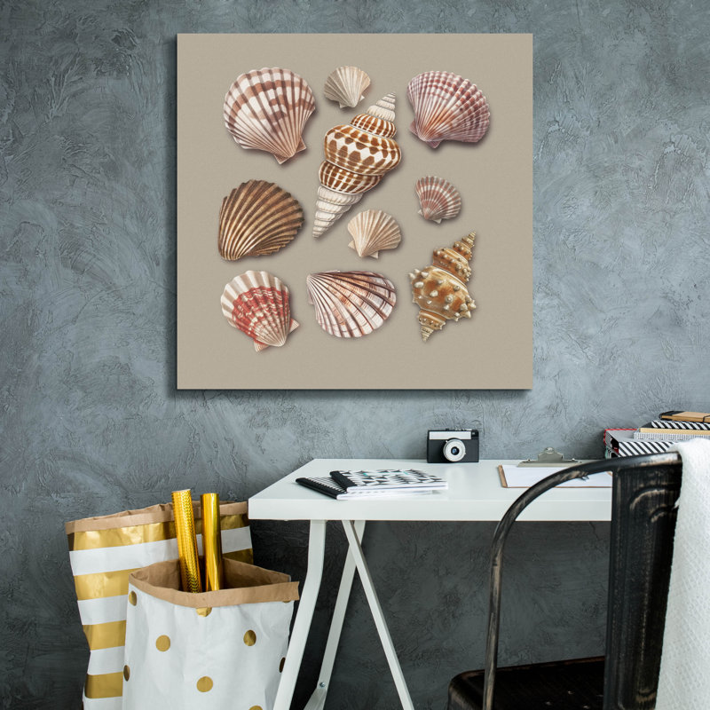 «Sea Shells» par Svetlana Aleynikova, art mural sur toile, H 26 po x l 26 po