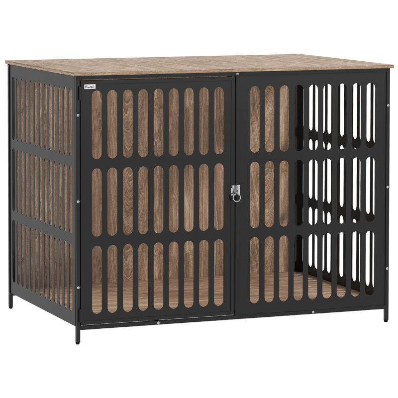 Steel Furniture Style Crate with 1 Door, 92cm H x 118cm W x 80cm D
