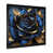 Impression noire sur toile encadrée sélectionné