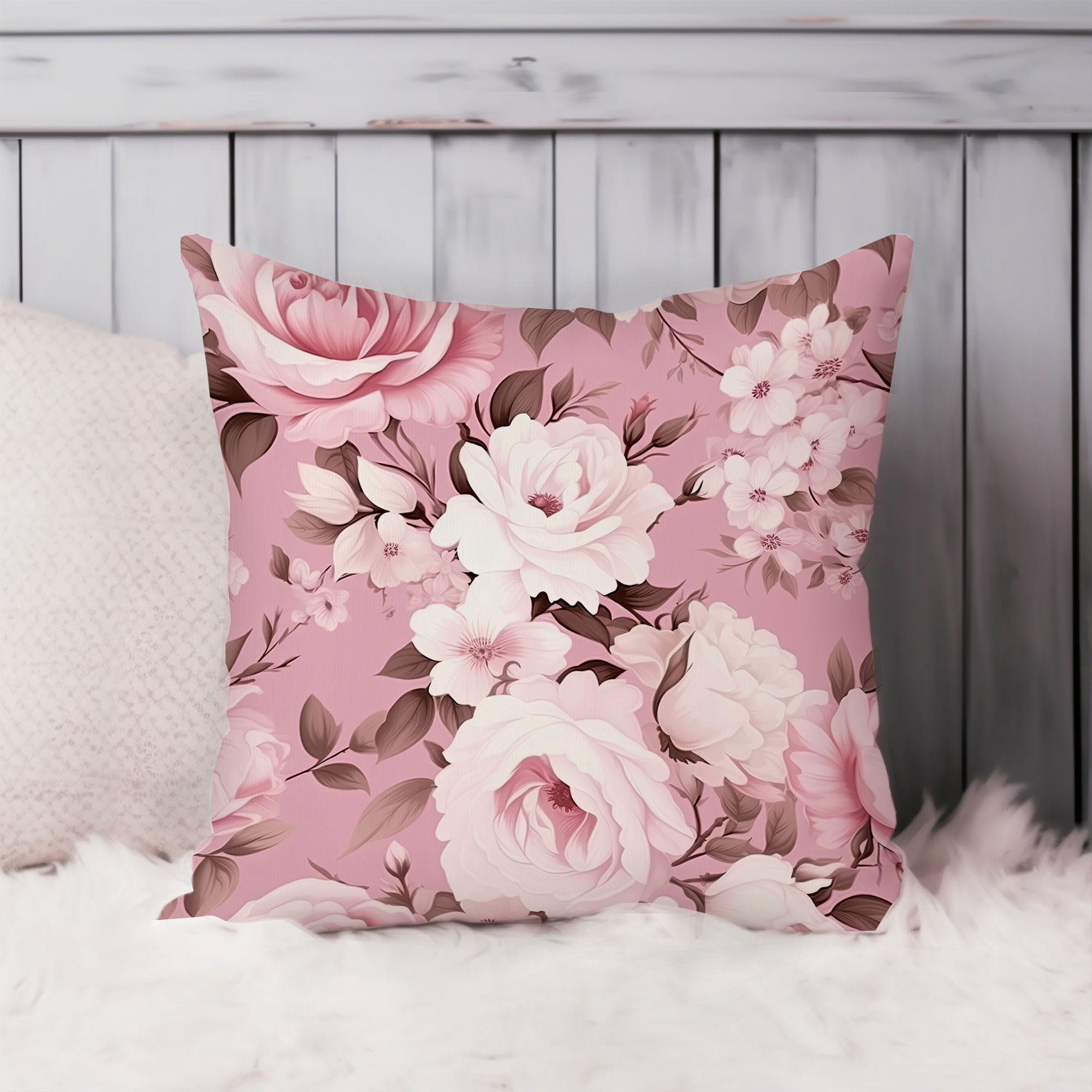 Ethan Taylor Floral Muted Pink Roses XI Glam Flowers | Wayfair