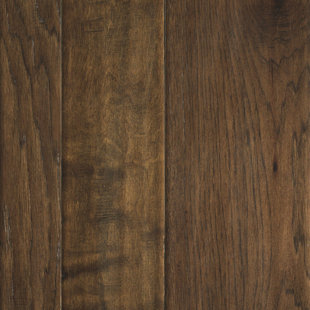 Planchers de bois franc d'ingénierie Wesick Heights Hickory de 3/8 po d'épaisseur x de largeur aléatoire x de longueur variable