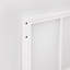 Metal Sliding With Frosted Glass Barn Door