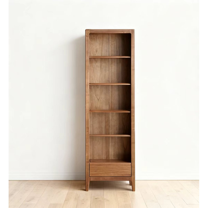 Bibliothèque en noyer de style rétro