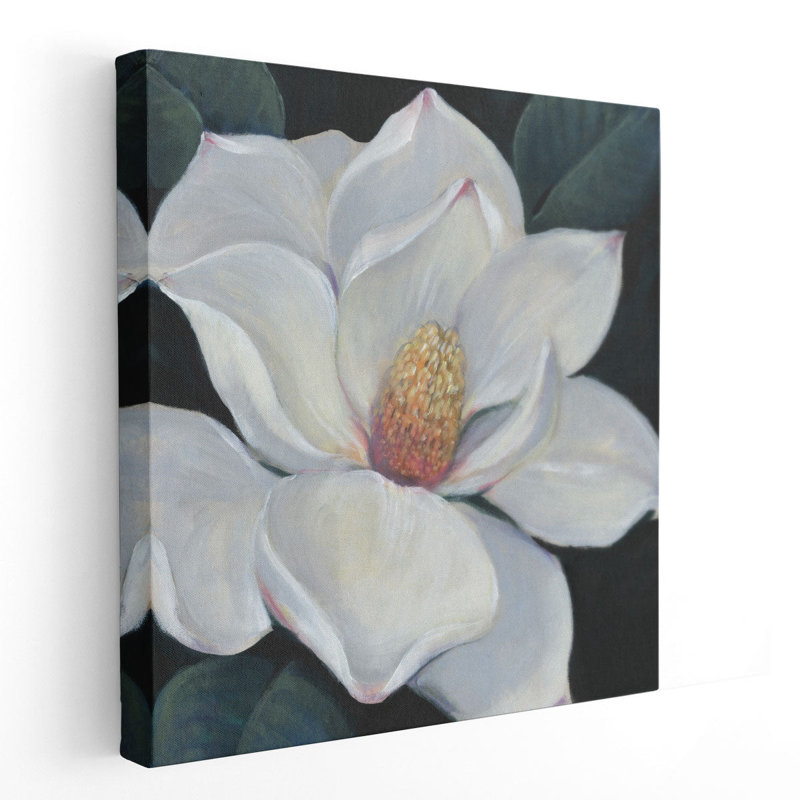 «Blooming Magnolia II», reproduction d'art sur toile, H 16 po x l 16 po