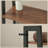 5-Tier Narrow Ladder Bookcase, Metal Frame Freestanding Storage Shelf-1731312449-1710091575