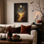 " Golden Autumn Forest Path Through Trees Under Halloween " Painting Print-507723907