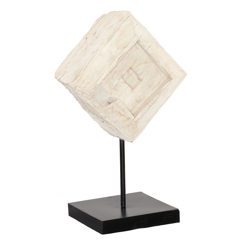 Eroded Wood Block on Stand