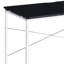 Bureau de coiffeuse moderne avec barre transversale en forme de X