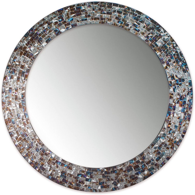 Toolleen Round Mirror, Silver