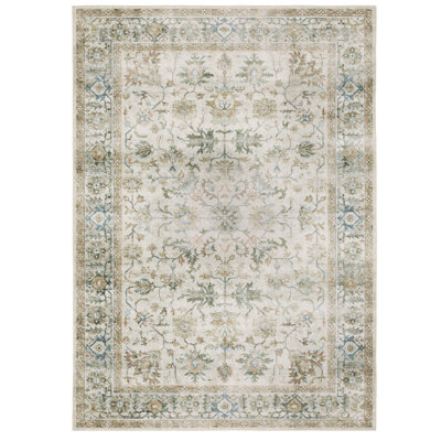 Shisler Oriental Machine Washable Non Skid Area Rug Mat