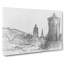 View Of Edinburgh Skyline In Abstract - Wrapped Canvas Print-55301965