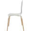 Chaise d'appoint empilable en blanc-1915705189