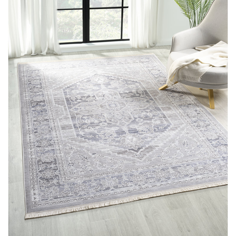 Tapis rectangulaire rectangulaire avec envers antidérapant, Rectangle 6 pi 7 po x 9 pi 6 po