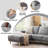 2-Piece 84" Upholstered L Shape Sectional Sofa-2121807423