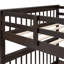 Lit superposé avec escalier avec rangement pratique et barrière de sécurité