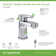 Solarity Single Handle Bathroom Sink Faucet With Push Pop Drain