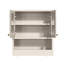 Armoire murale de salle de bain avec portes en acrylique-129606378