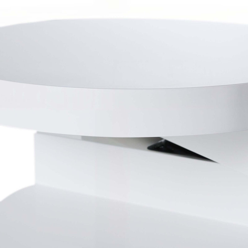 Versatile Rotating Coffee Table with Hidden Storage for Stylish Living